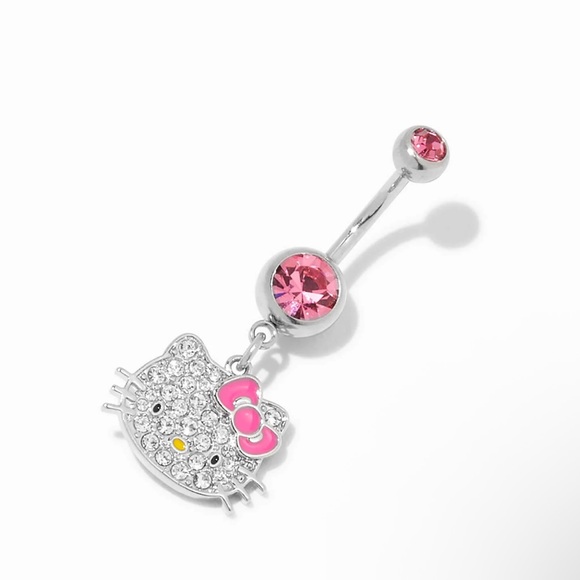 Hello Kitty Jewelry - BNIB brand new never used Hello Kitty Pink and Silver Belly Ring